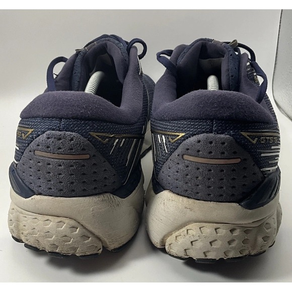 Brooks Adrenaline GTS 19 Mens Running Shoes sz 13 Wide 2E Navy Gold 1102942E439 main image 5
